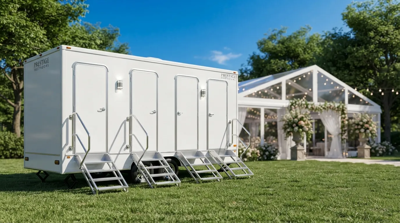 4 Stall Restroom Trailer in Wellington, FL