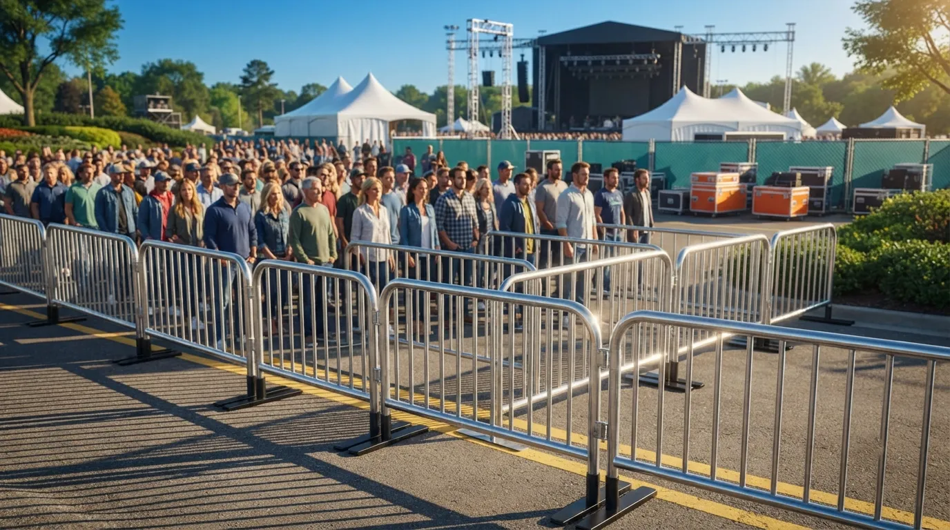 Crowd Control Barrier Rental in Wellington, FL