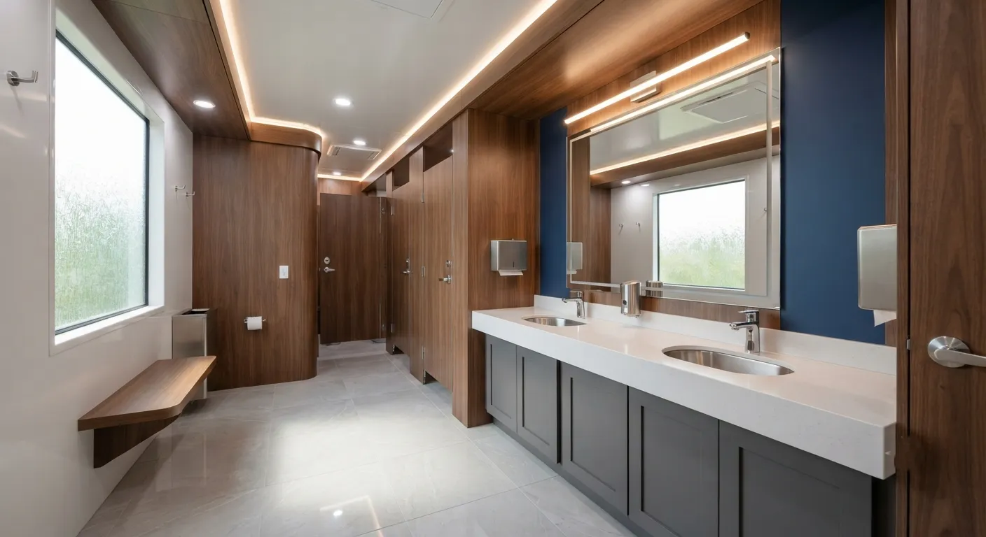 Luxury Restroom Trailer in Wellington, FL